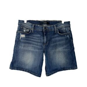 Joe’s Jeans 6” Cuff Denim Shorts Irisa Wash Size 29 Distressed Casual